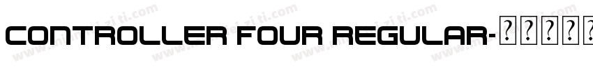 Controller Four Regular字体转换